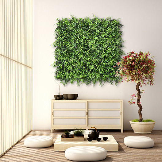 Newplan Artificial Foliage Panel Flourish Yard 50x50cm