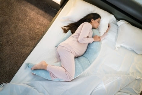 Nuvita Pregnancy & Breastfeeding Pillow Light Blue