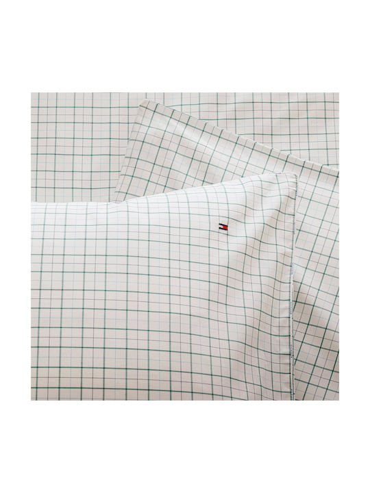 Tommy Hilfiger Adrian Pillowcase Oxford Green 50x80cm.