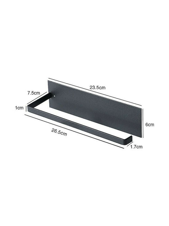 Store Suport pentru prosoape de hârtie Metalică Neagră 21.5x7.5x6cm 5-03-03-03-00053