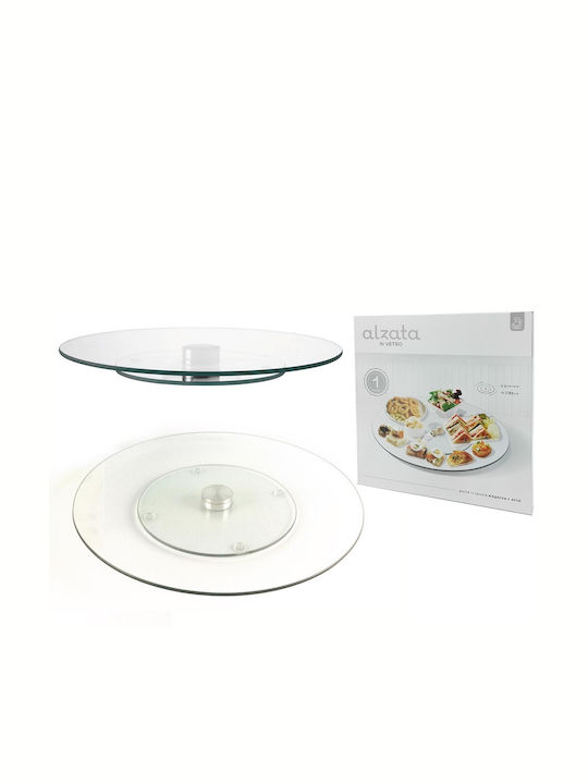 General Trade Cake Stand Transparent 35x35cm 06510229