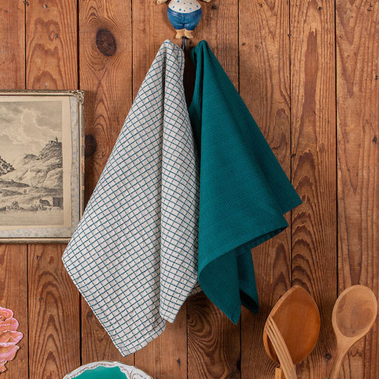 Melinen Carrot Prosop din 100% Bumbac Teal 45x65cm 2buc Melinen Carrot Prosop din 100% Bumbac Teal 45x65cm 2buc