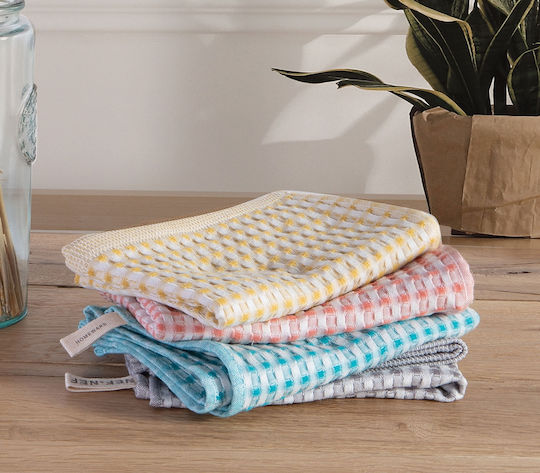 Nef-Nef Homeware Main Geschirrtuch aus 100% Baumwolle in Rosa Farbe 45x68cm