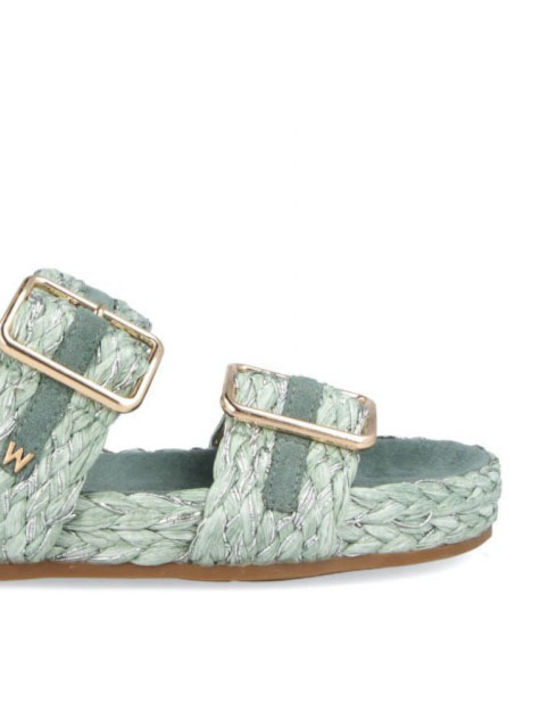 Wrangler Women's Flat Sandals in Green Color