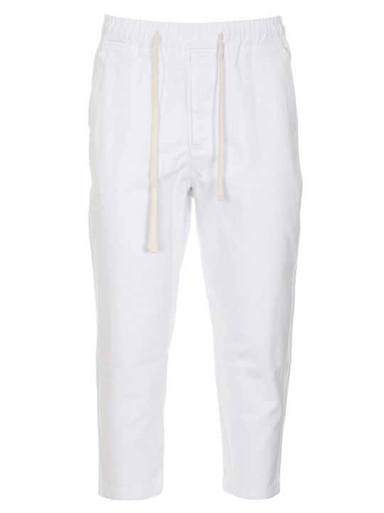 Rose & Cigar Men's Trousers in Regular Fit White