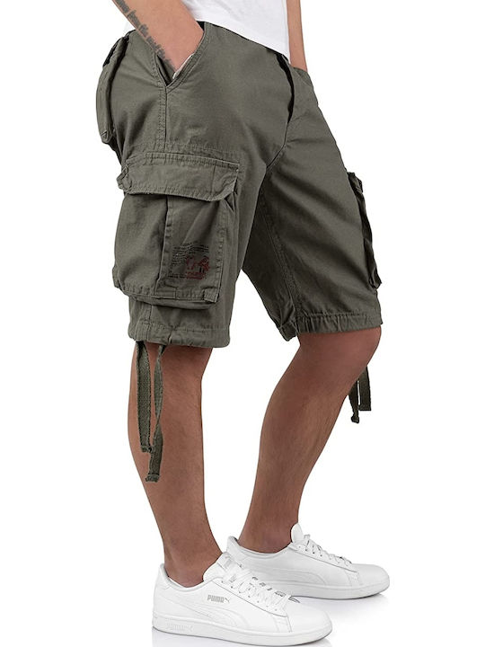 Airborne Ανδρική Βερμούδα Cargo Olive