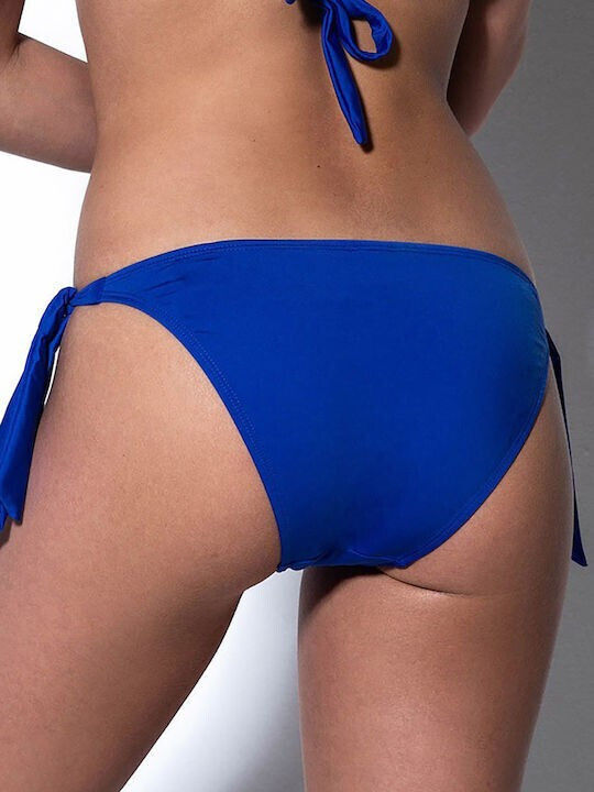 Bluepoint Bikini Slip με Κορδονάκια Μπλε