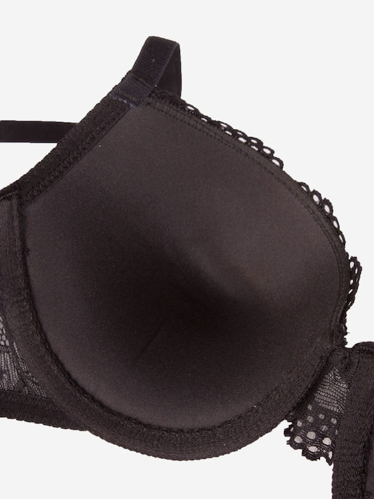 Norddiva Lingerie Underwear Set with Bra & Brazil Black