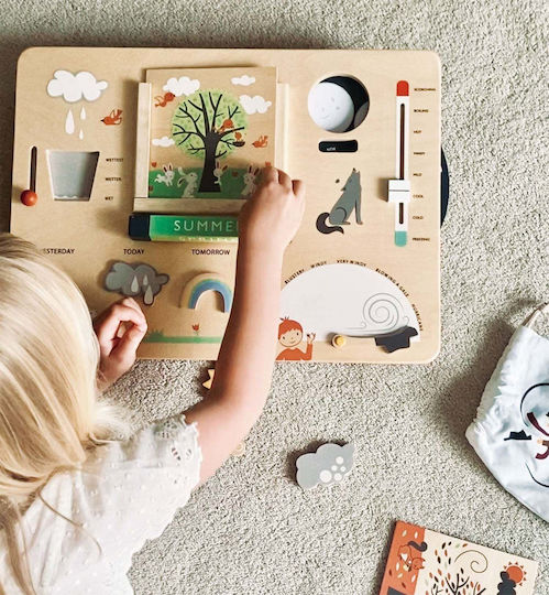 Tender Leaf Toys Μετεωρολογικός Σταθμός Educational Game Knowledge made of Wood for 3+ years Years Old
