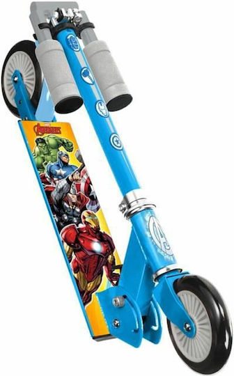 Stamp Παιδικό Πατίνι Αναδιπλούμενο Avengers Δίτροχο Γαλάζιο