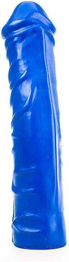 All Black Realistisches Dildo Blau 28cm