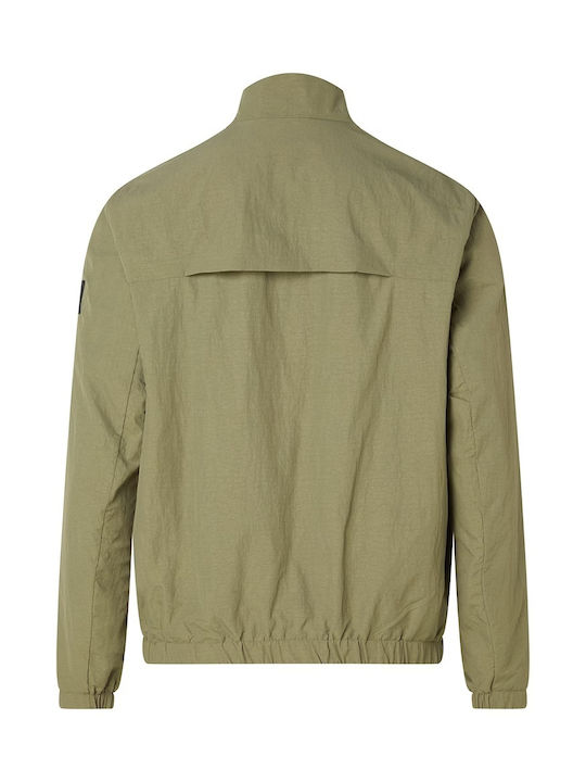 Calvin Klein Herren Jacke Lässig Khaki