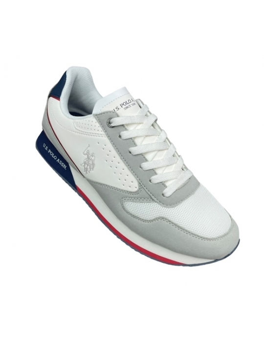 U.S. Polo Assn. NOBIL003C-WHI Ανδρικά Sneakers Λευκά