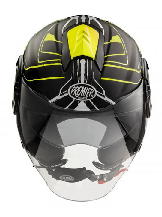 LS2 Cool Evo Black / White / Yellow Nt Y8 BM Motorradhelm Jet ECE 22.05 1300gr