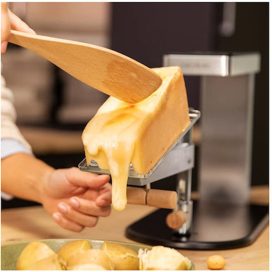 Cecotec Raclette Cheese&grill 6000 Επιτραπέζια Ηλεκτρική Ψησταριά Raclette Λείας Πλάκας 600W με Ρυθμιζόμενο Θερμοστάτη