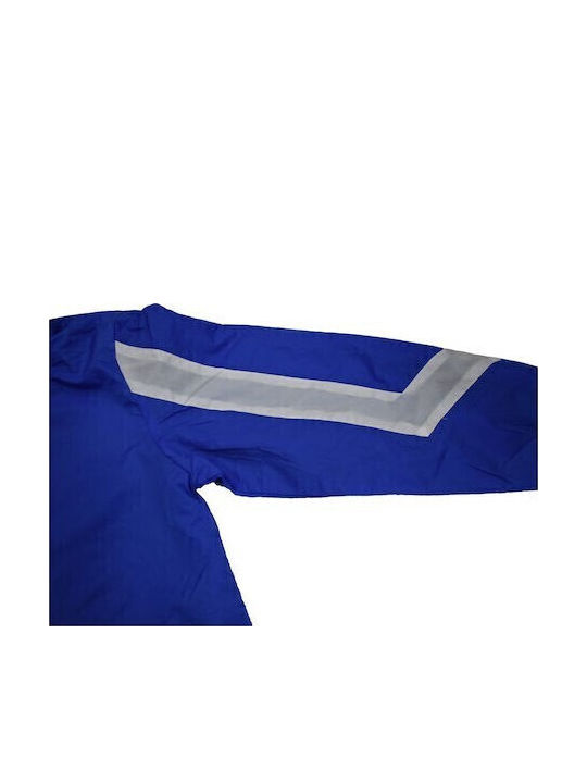 Kids' Casual Jacket Short Windproof with Hood Blue