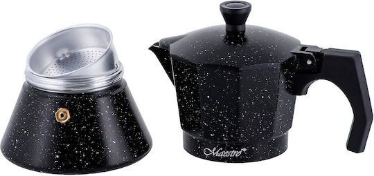 Maestro Μπρίκι Espresso 3cups Μαύρο