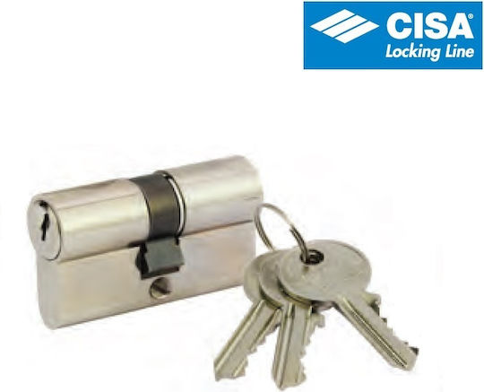 Cisa Zylinderschloss Locking Line 80mm 35mm-45mm 80mm (35-45) Silber