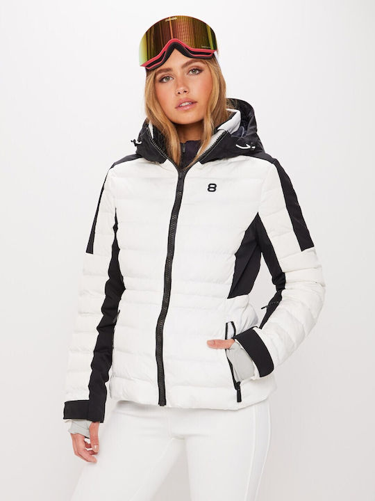 8848 Altitude Anoesjka 2274 Γυναικείο Μπουφάν για Σκι & Snowboard Λευκό 8848 Altitude Anoesjka 2274 Γυναικείο Μπουφάν για Σκι & Snowboard Λευκό