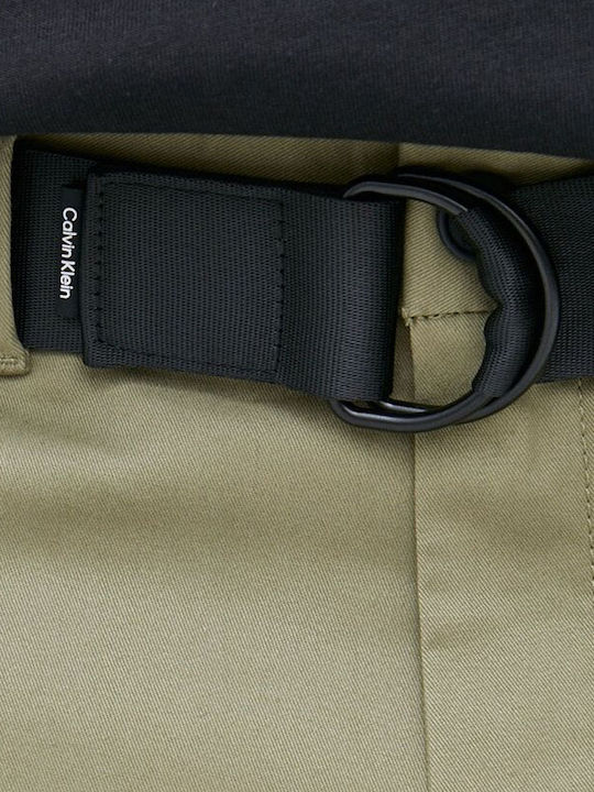 Trousers Chino Elastic in Slim Fit Green