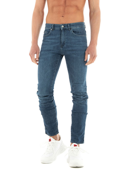 Hugo Boss Pantaloni de Bărbați din Jean în Croială Slim Albastru