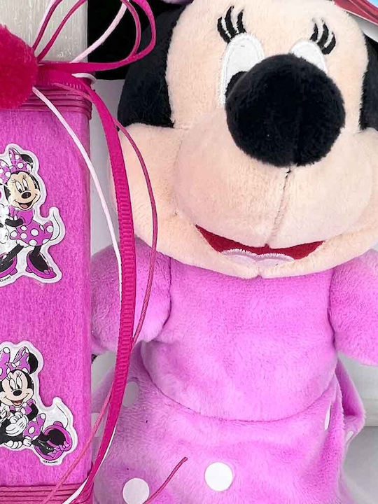 Πασχαλινή Λαμπάδα Minnie Πλακέ Αρωματική και Χειροποίητη Ροζ
