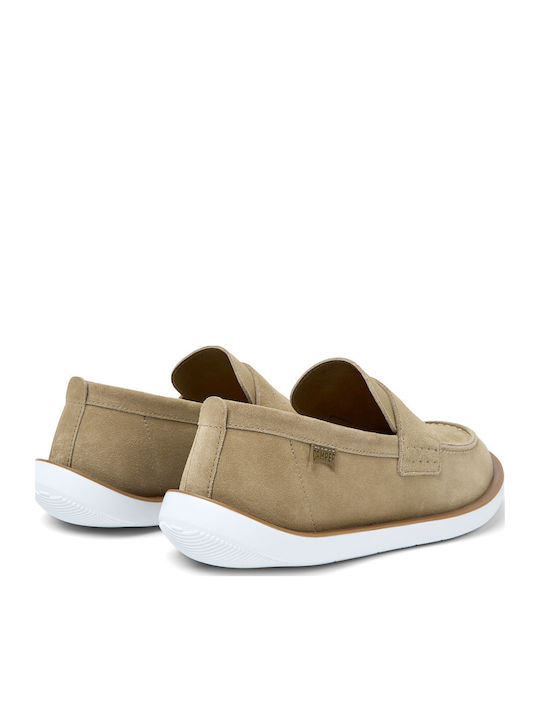 Wagon Suede Ανδρικά Μοκασίνια σε Μπεζ Χρώμα