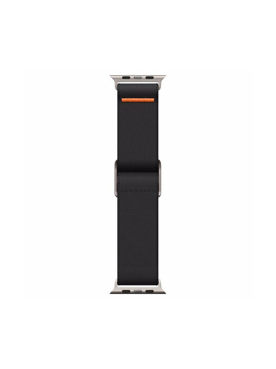 Spigen Lite Fit Ultra Текстилна Каишка Черна (Apple Watch 4/5/6/7/8/9/se/ultra)