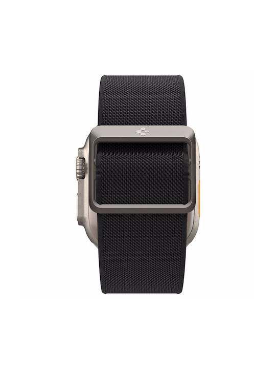 Spigen Lite Fit Ultra Текстилна Каишка Черна (Apple Watch 4/5/6/7/8/9/se/ultra)