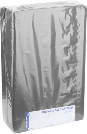 Kikka Boo Mattress Playpen Foldable Dark Grey 59cmx118cmx5cm