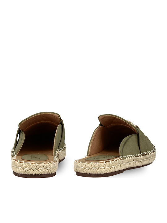 Flat Mules σε Χακί Χρώμα
