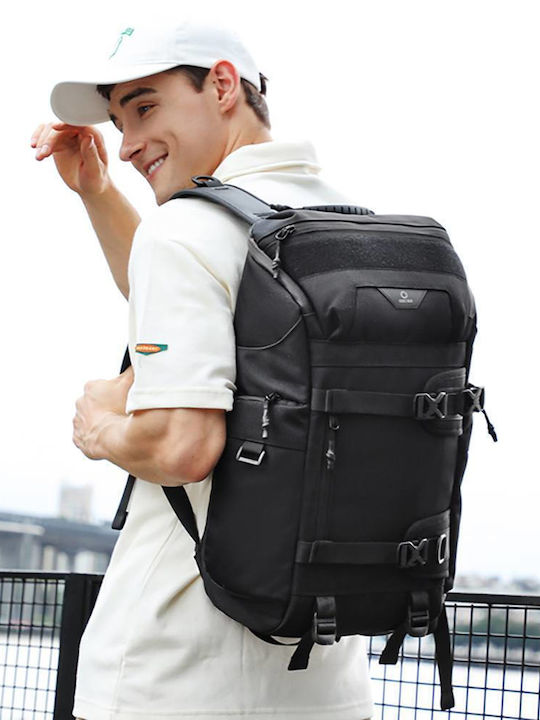 Ozuko 9617 Wasserdichte Rucksack für Laptop 15.6" in Schwarz Farbe