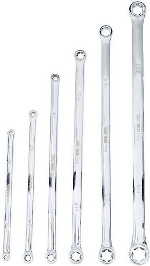 BGS Technic Σετ 6 Διπλά Κλειδιά Πολύγωνα Ίσια