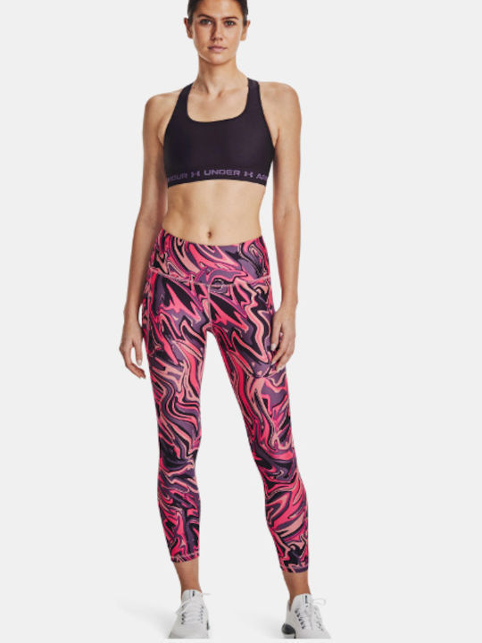 Heat Gear Training Women's Long Firming High Waist Leggings Posh Pink / Tux Purple