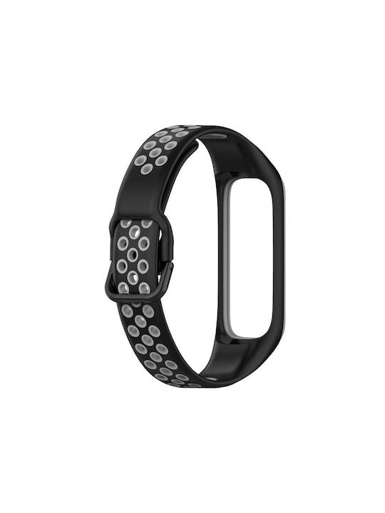 Tech-Protect Smoothband Λουράκι Σιλικόνης Black/Grey (Galaxy Fit 2)