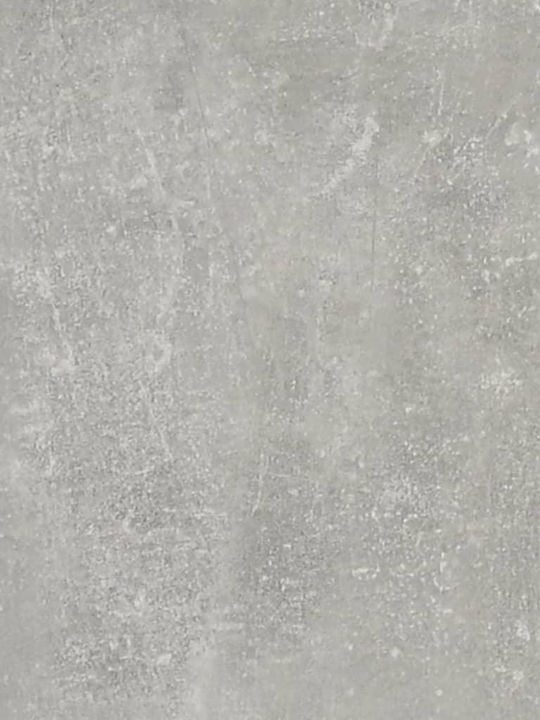 Desk Wooden with Bookshelf Grey Concrete 102x45x148cm