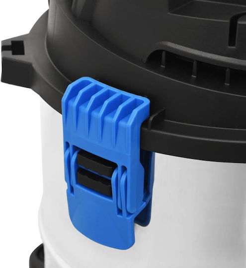 vidaXL Vacuum Wet / Dry 1200W with Stainless Bin 30lt