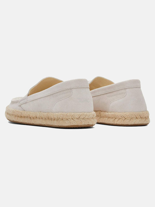 Toms Stanford Wildleder Herren Espadrilles Light Gray