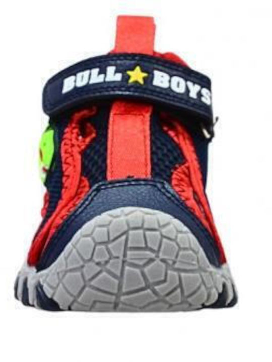 Shoe Sandals Dinosauro with Velcro & Lights Red