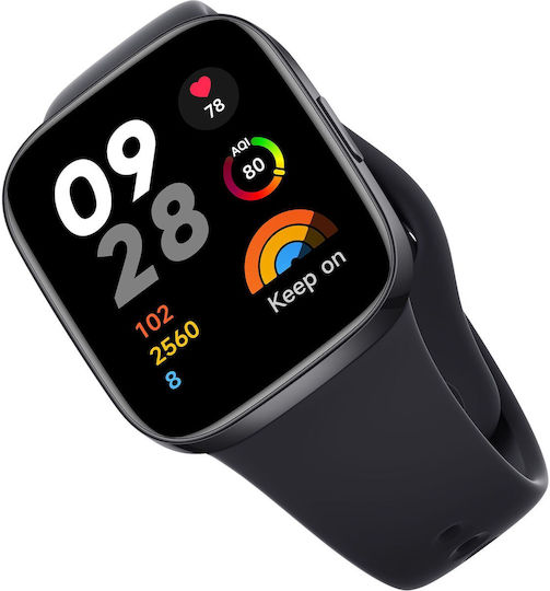 Xiaomi Redmi Watch 3 43mm Rezistent la apă (Negru)