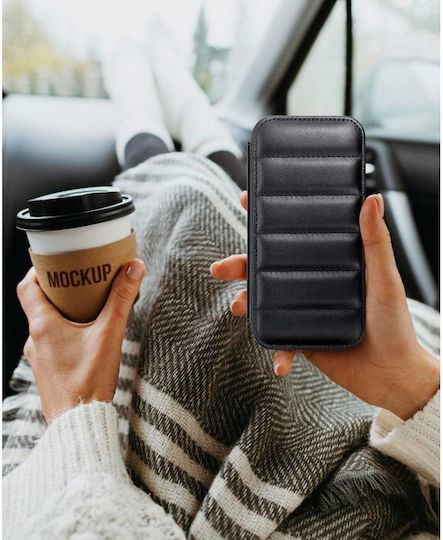 Puffer Book Piele artificială Negru (Galaxy S23+)