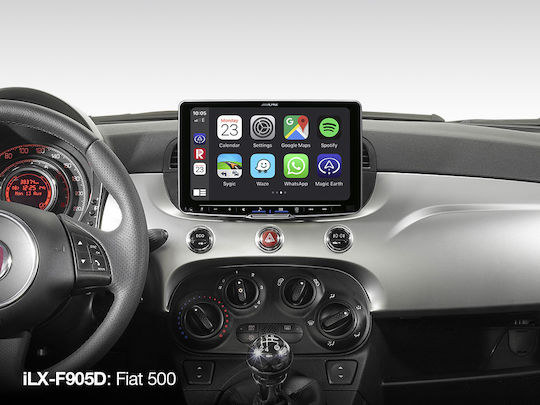 Alpine Auto-Audiosystem (Bluetooth/USB/AUX/WiFi/GPS) mit Touchscreen 9"