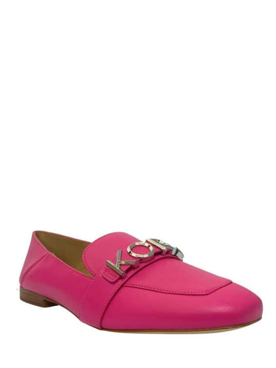 Michael Kors Madelyn Loafer Leather Women's Loafers Cerise