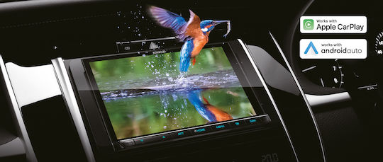 Kenwood Ηχοσύστημα Αυτοκινήτου (Bluetooth/USB/WiFi/GPS/Apple-Carplay/Android-Auto) με Οθόνη Αφής 7"
