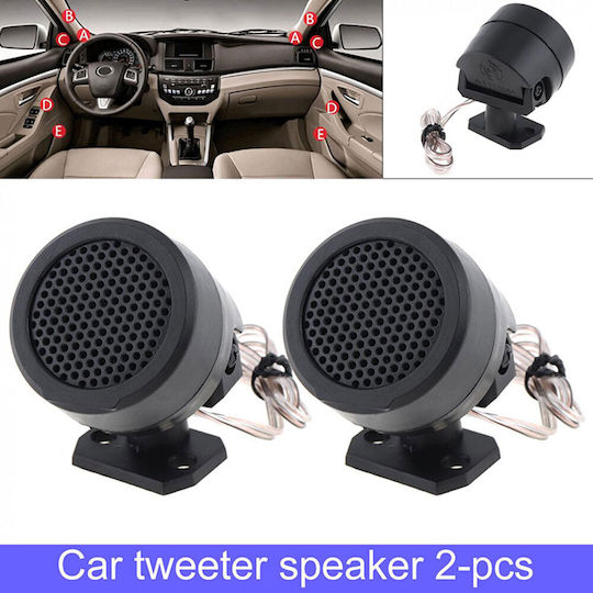 PerVoi Σετ Tweeter Αυτοκινήτου Στρογγυλά CTC-026G 500W