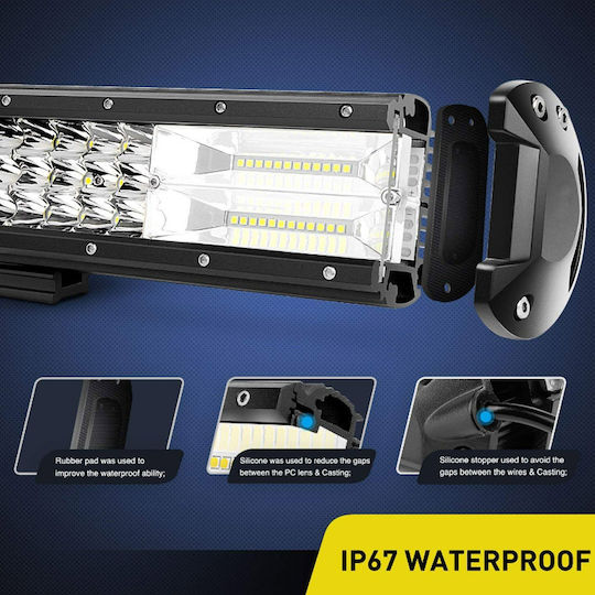 Factory Bară de Semnalizare Auto LED 12V Impermeabilă 70cm cu Alb Iluminare