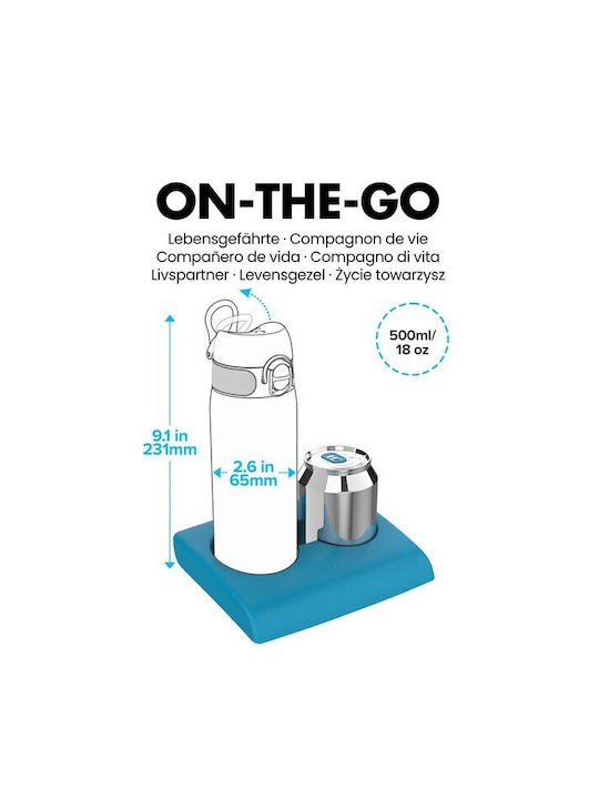 Ion8 Πλαστικό Παγούρι 500ml Μπλε