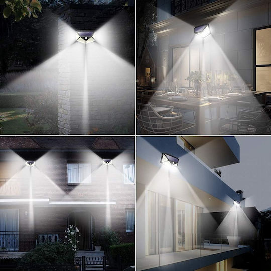 Street Solar Light 7W 700lm Cold White 6000K with Motion Sensor and Photocell 10cmx14cmx6cmcm