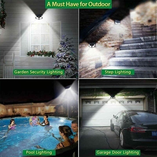 Street Solar Light 7W 700lm Cold White 6000K with Motion Sensor and Photocell 10cmx14cmx6cmcm
