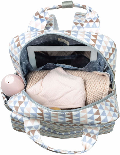 Walking Mum Walking Mum Backpack Diaper Bag Oliver Multicolour 28x12x37cm